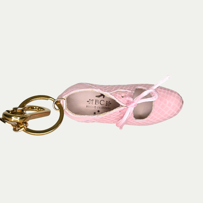 Charm serp rosa/ante rosa I Llavero flamenco