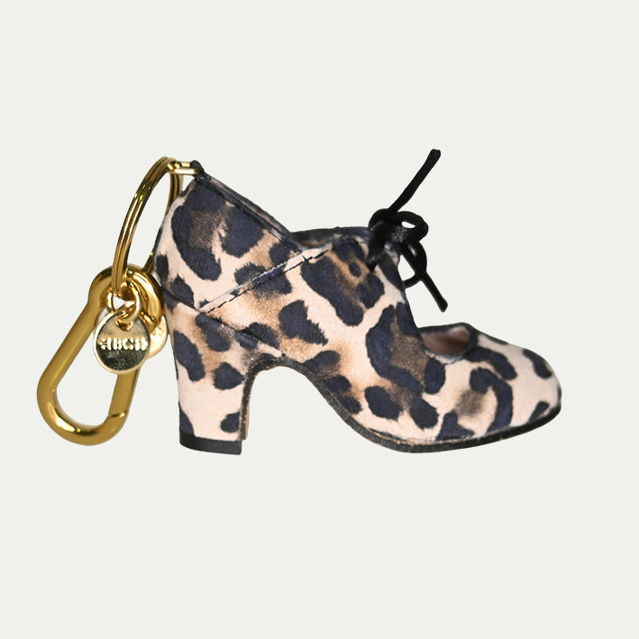 Charm Leopardo I Llavero flamenco