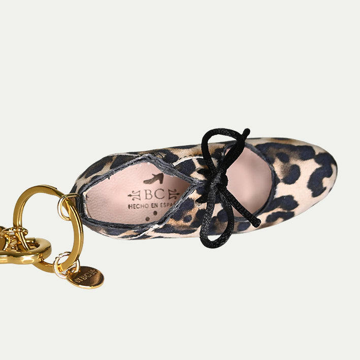 Charm Leopardo I Llavero flamenco