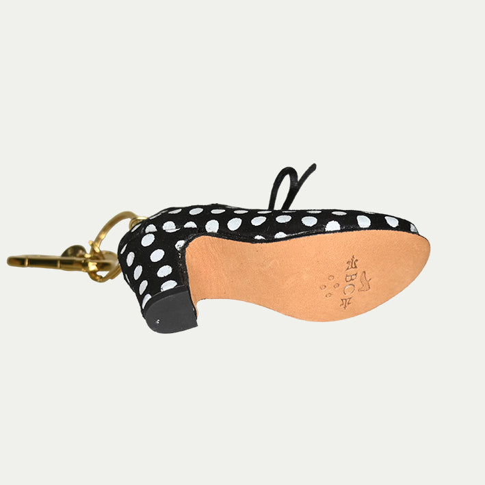 Charm Negro con lunares I Llavero flamenco